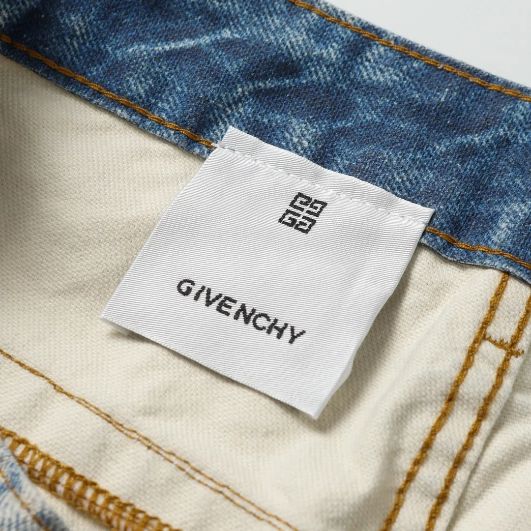 3D-Print Effect Distressed Slim-Fit Jeans D26019924 — view 24