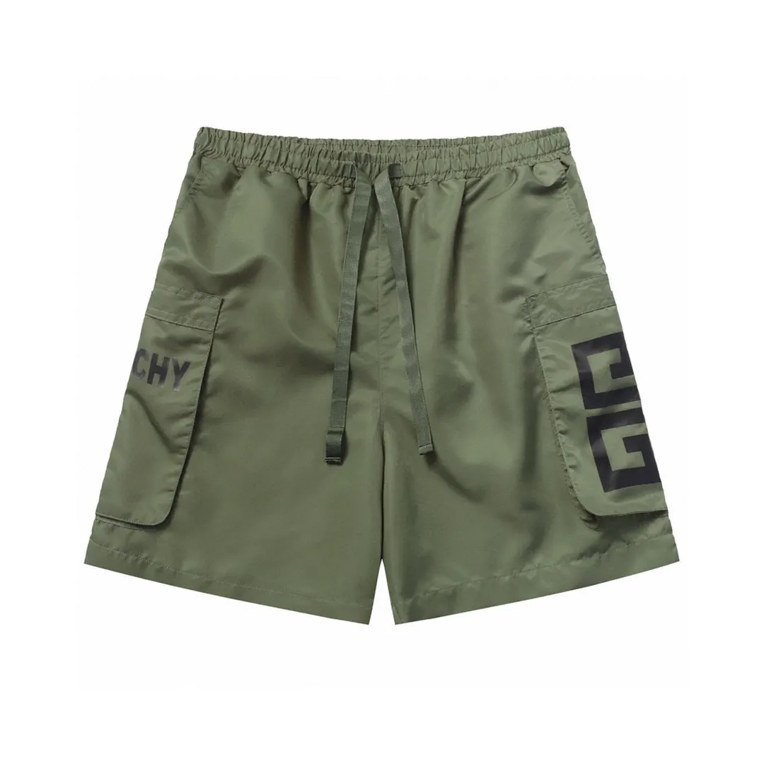 Logo-Print Cargo Swim Shorts D18013234