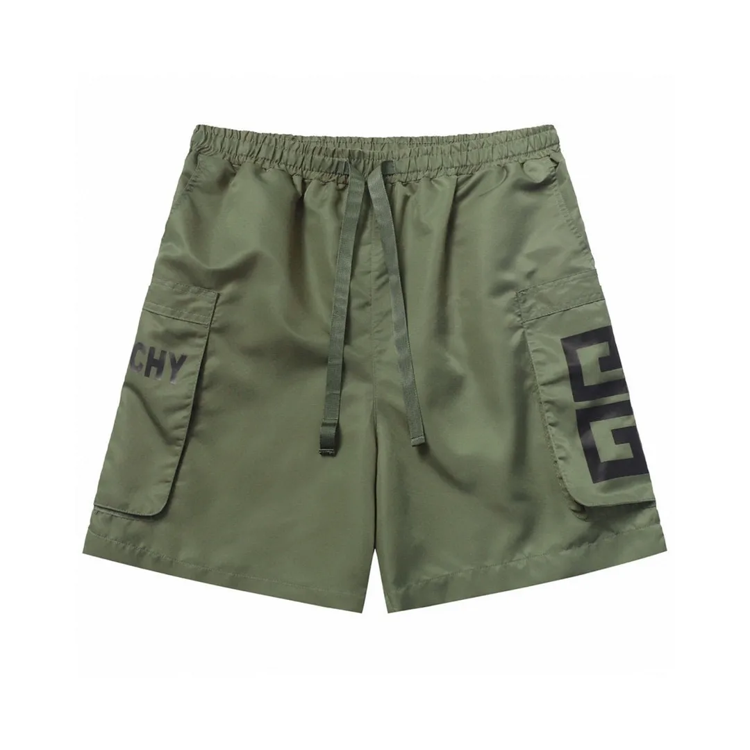 Logo-Print Cargo Swim Shorts D18013234