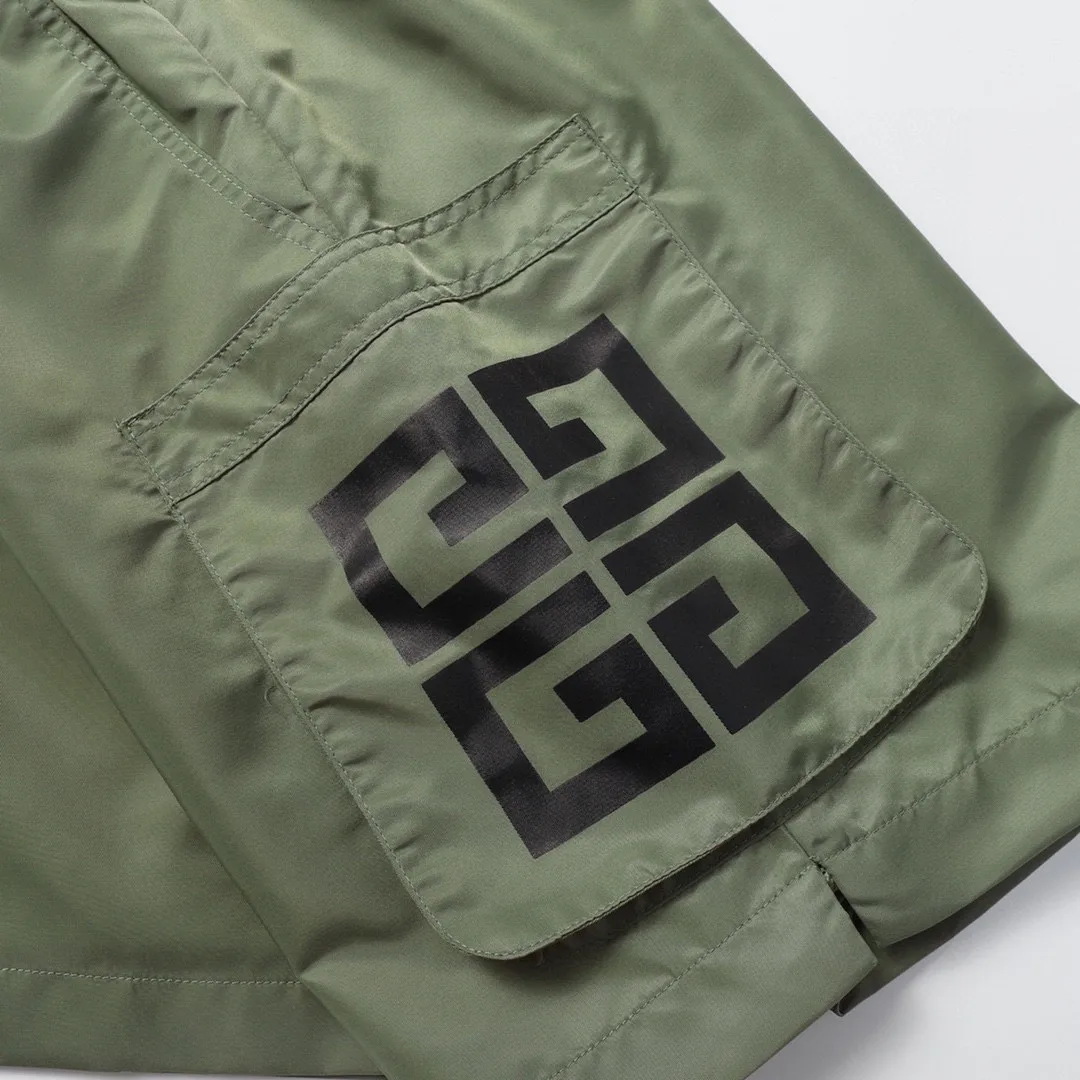 Logo-Print Cargo Swim Shorts D18013234 — view 3