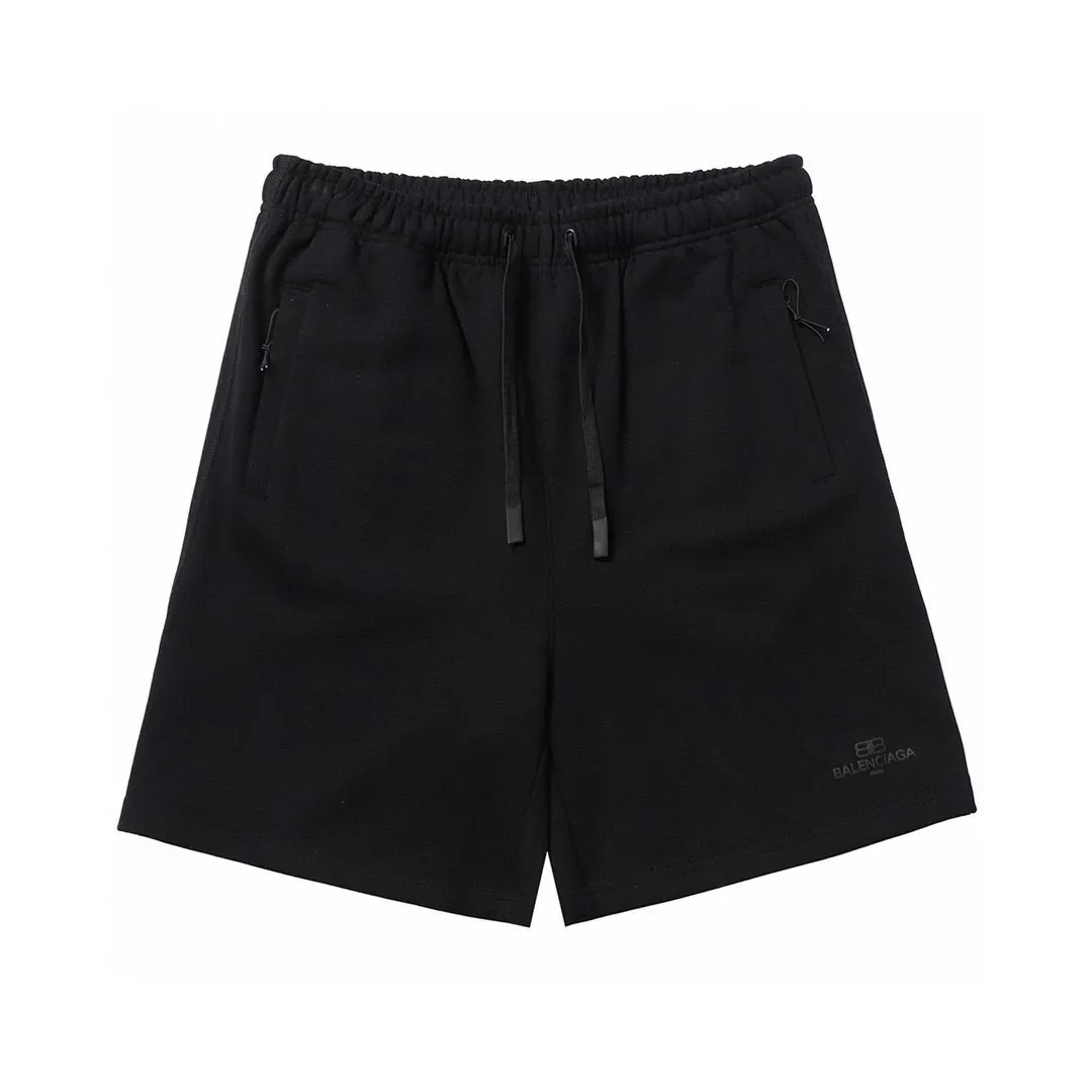 Balenciaga x Adidas Logo-Embroidered Fleece Shorts D18013232