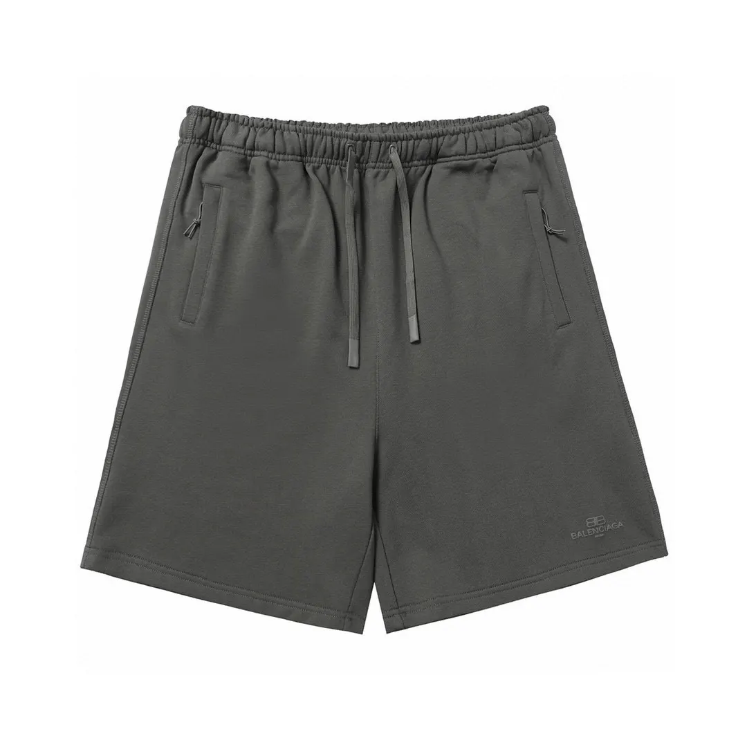Balenciaga x Adidas Logo-Embroidered Fleece Shorts D18013233