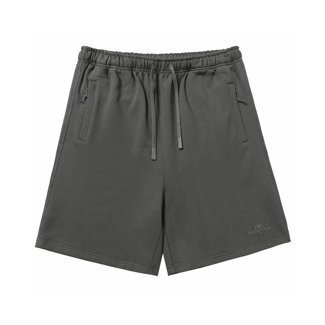 Balenciaga x Adidas Logo-Embroidered Fleece Shorts D18013233