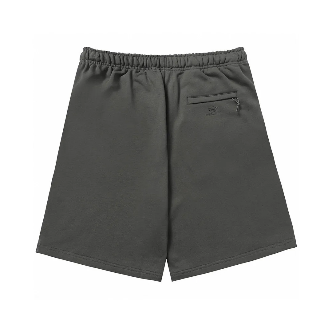 Balenciaga x Adidas Logo-Embroidered Fleece Shorts D18013233 — view 2