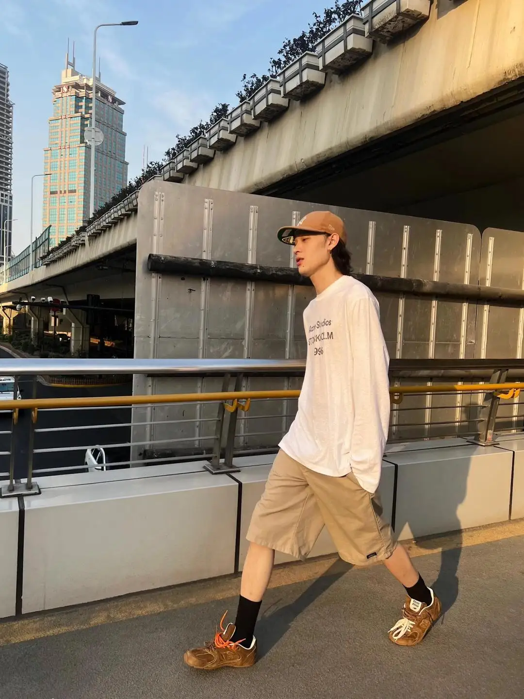1996 Logo Print Slub Cotton Long-Sleeve T-Shirt D13025006 — view 11