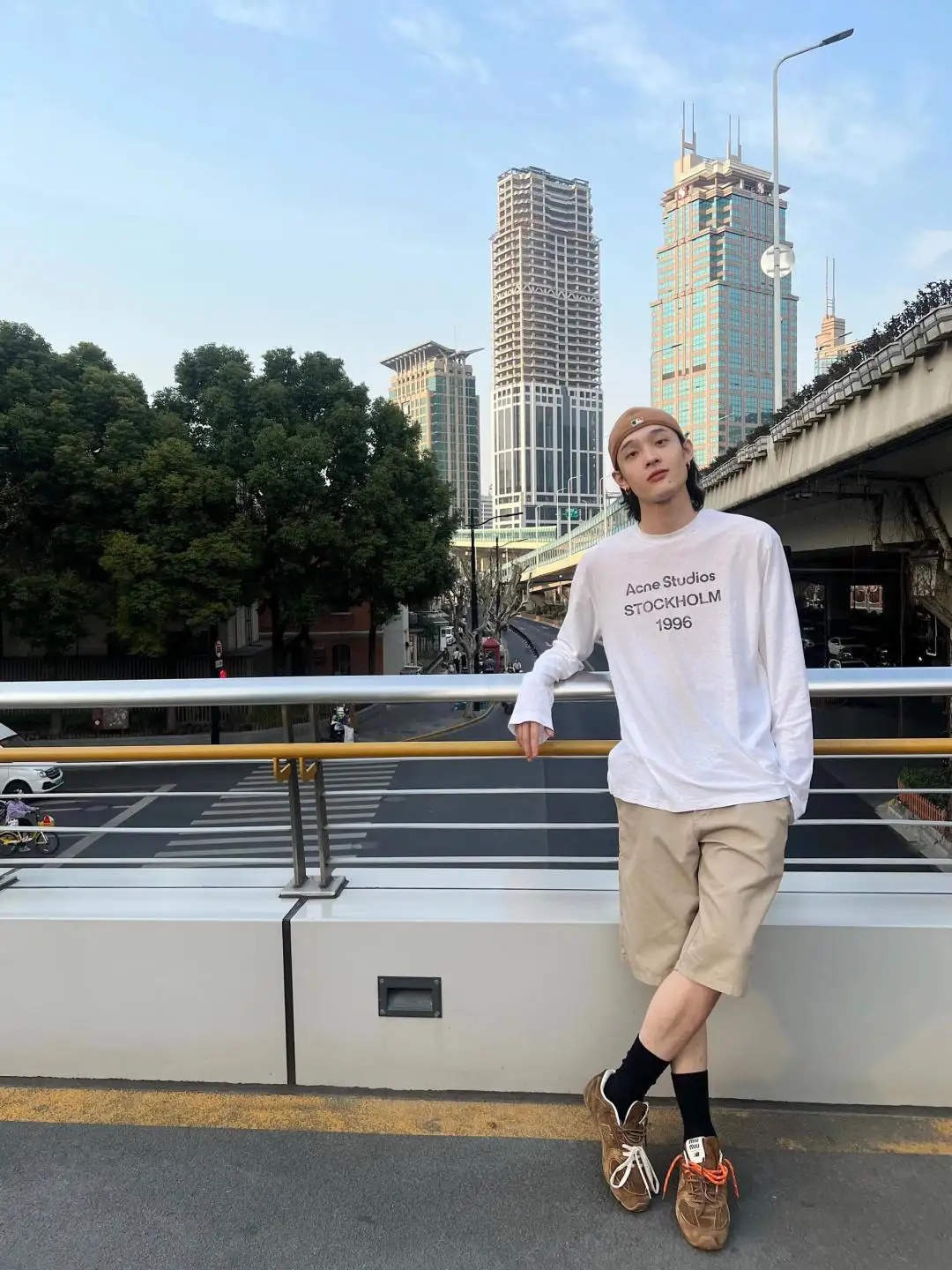 1996 Logo Print Slub Cotton Long-Sleeve T-Shirt D13025006 — view 13