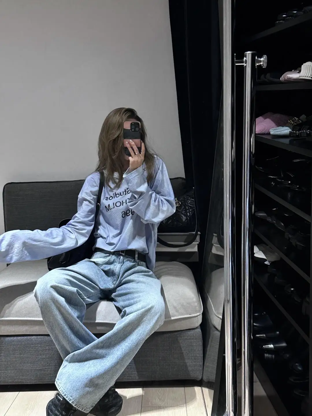 1996 Logo Print Slub Cotton Long-Sleeve T-Shirt D13025006 — view 28