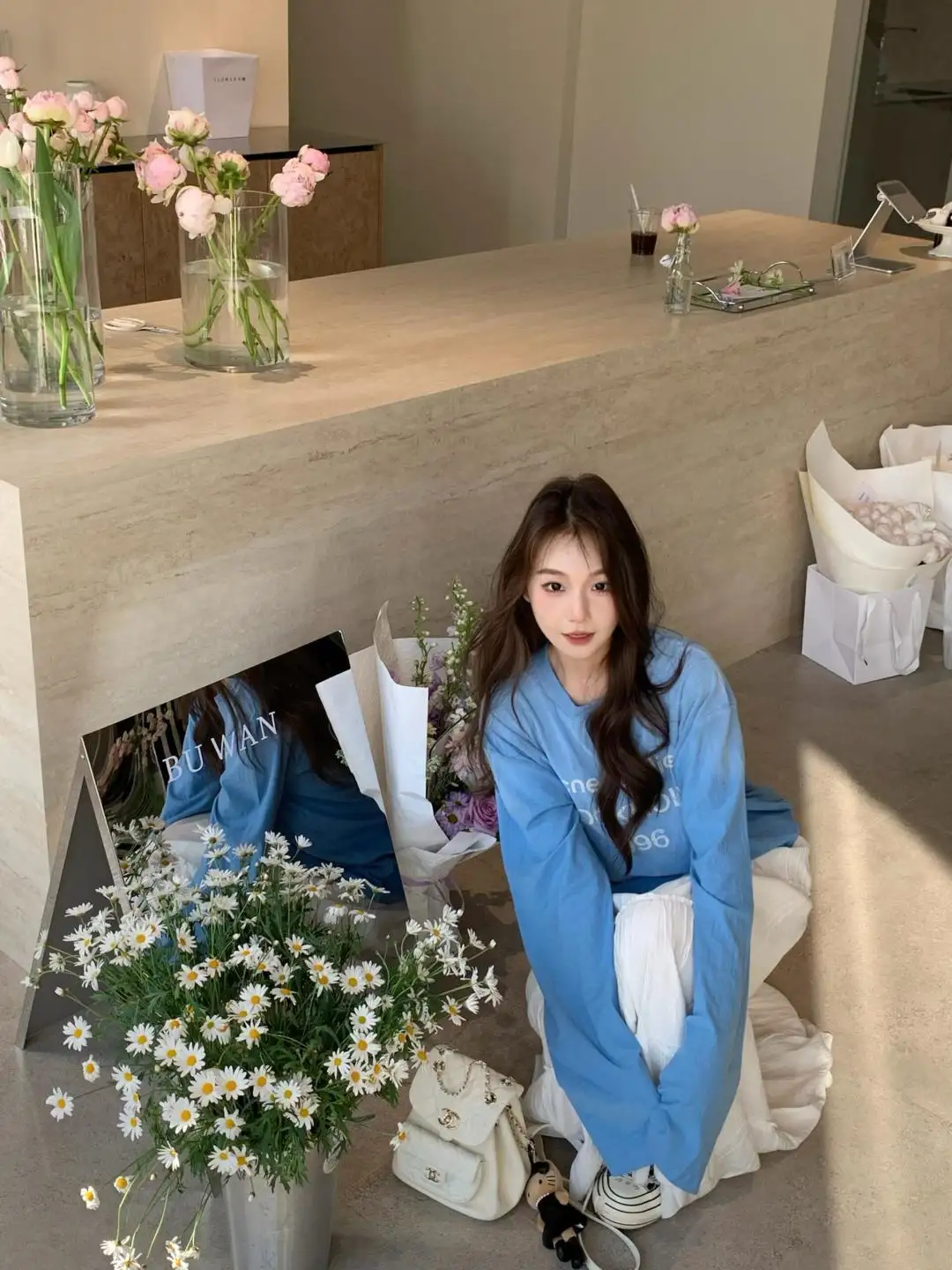 1996 Logo Print Slub Cotton Long-Sleeve T-Shirt D13025006 — view 30