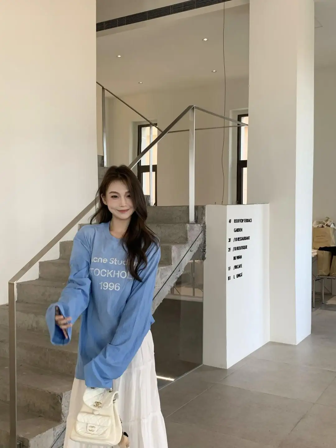 1996 Logo Print Slub Cotton Long-Sleeve T-Shirt D13025006 — view 33
