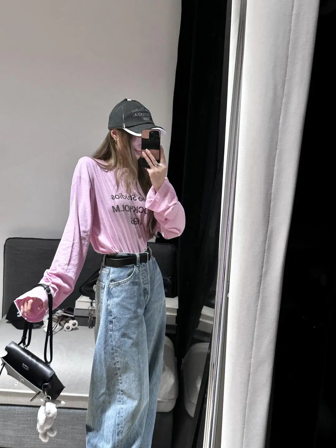 1996 Logo Print Slub Cotton Long-Sleeve T-Shirt D13025006 — view 51