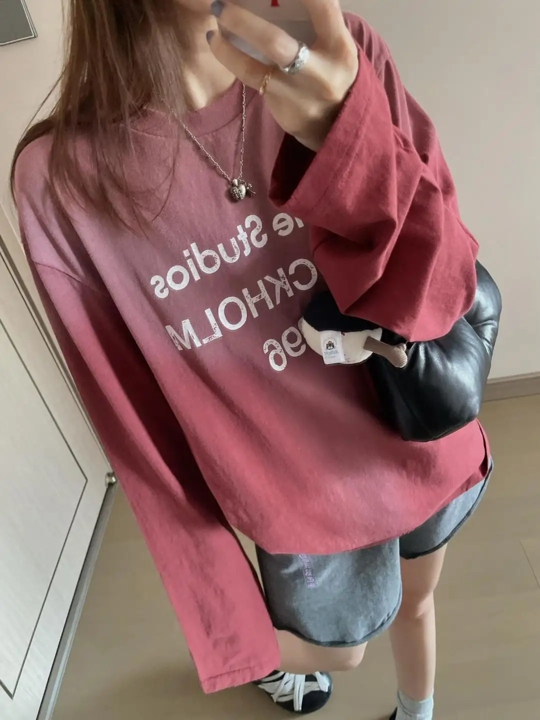1996 Logo Print Slub Cotton Long-Sleeve T-Shirt D13025006 — view 59