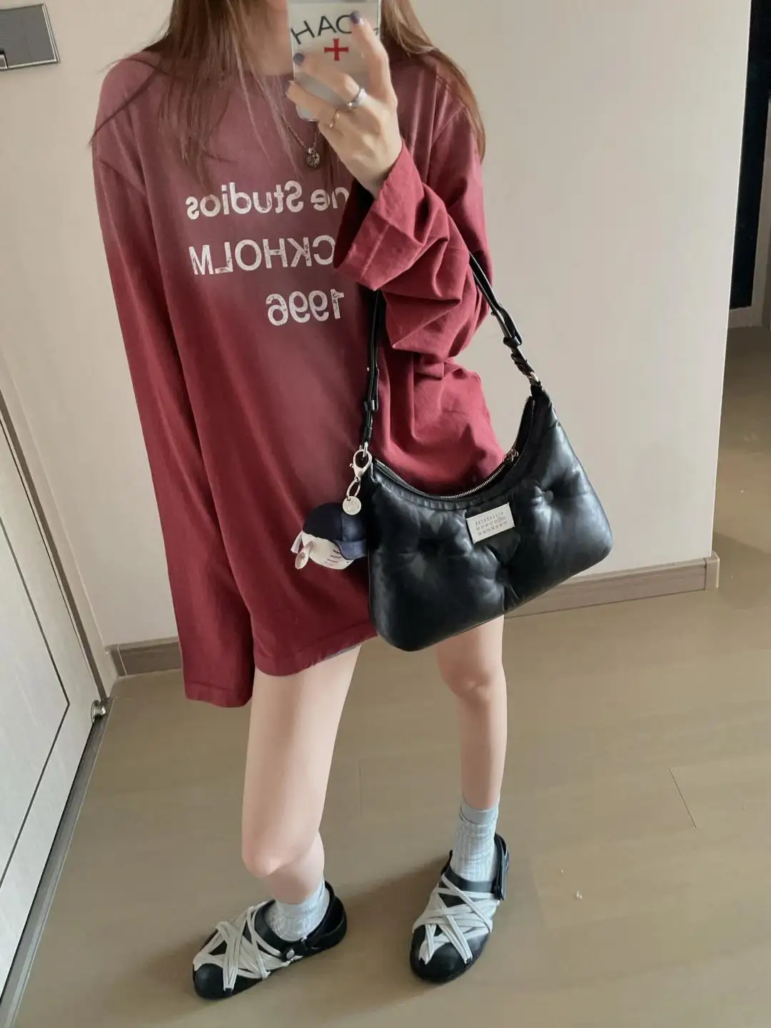 1996 Logo Print Slub Cotton Long-Sleeve T-Shirt D13025006 — view 62