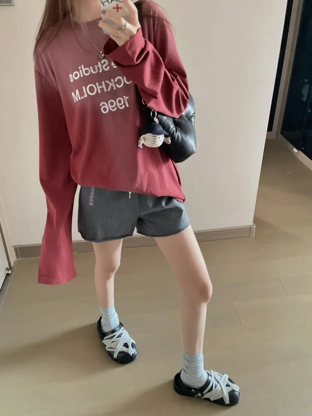 1996 Logo Print Slub Cotton Long-Sleeve T-Shirt D13025006 — view 63