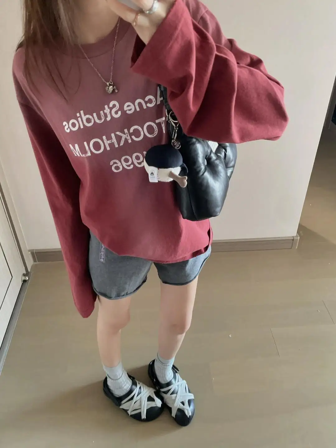 1996 Logo Print Slub Cotton Long-Sleeve T-Shirt D13025006 — view 64