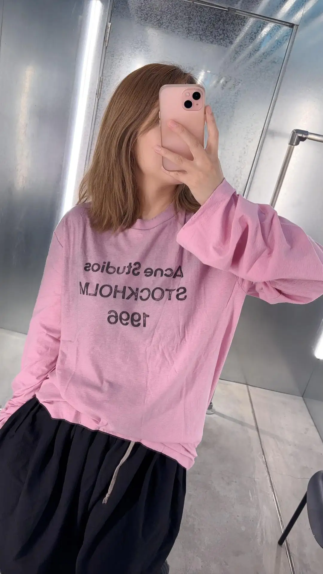 1996 Logo Print Slub Cotton Long-Sleeve T-Shirt D13025006 — view 82