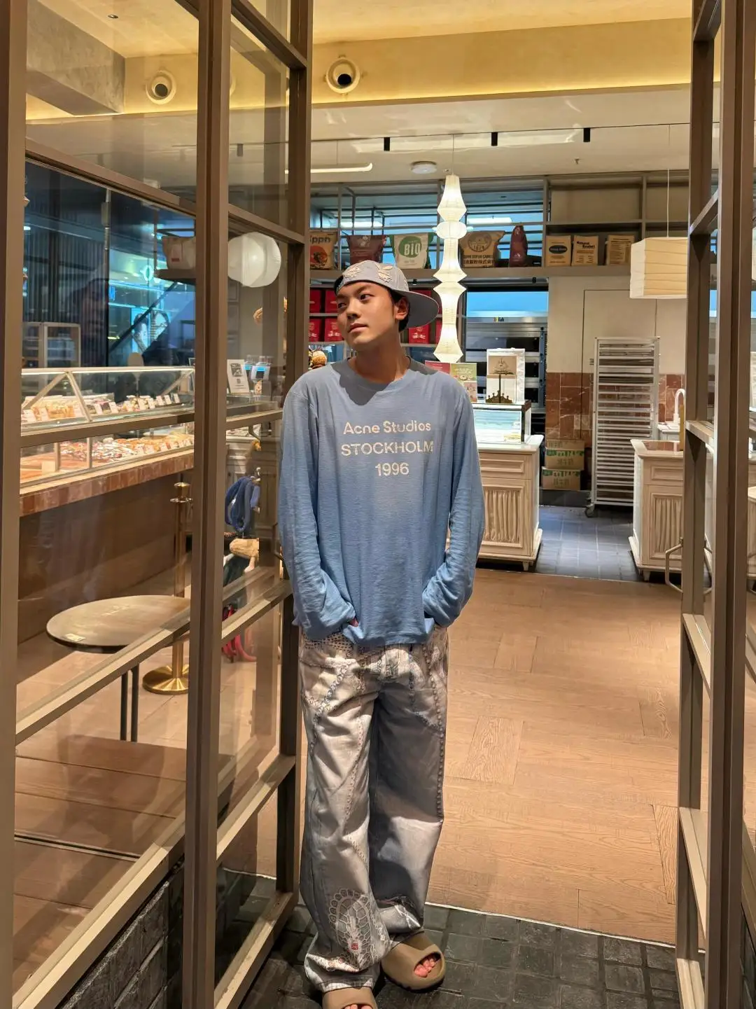 1996 Logo Print Slub Cotton Long-Sleeve T-Shirt D13025006 — view 109