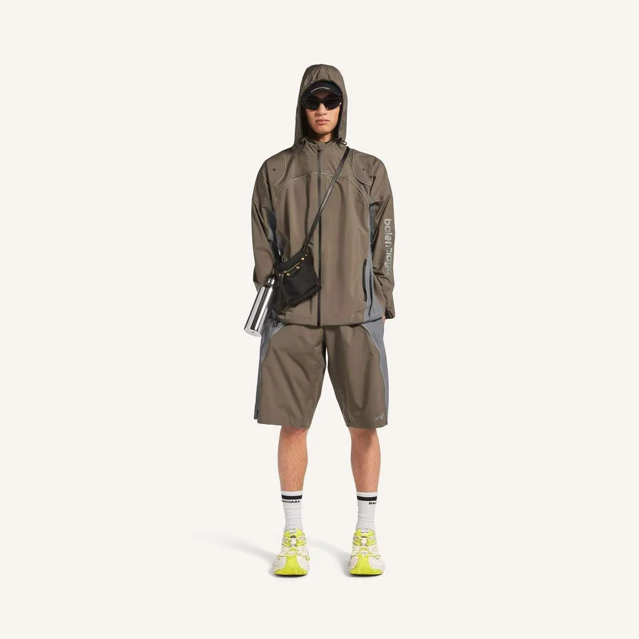 Bodies Reflective Poplin Sports Shorts D21019975