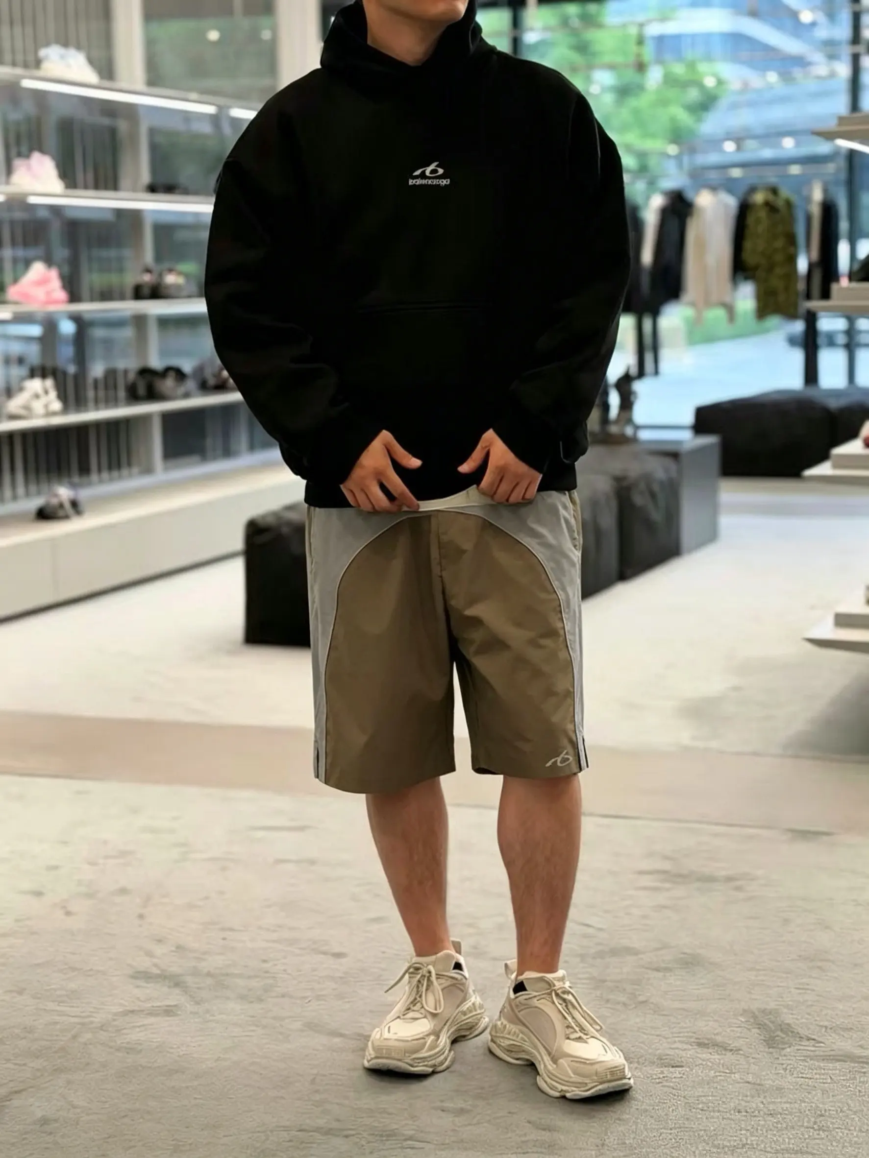 Bodies Reflective Poplin Sports Shorts D21019975 — view 7