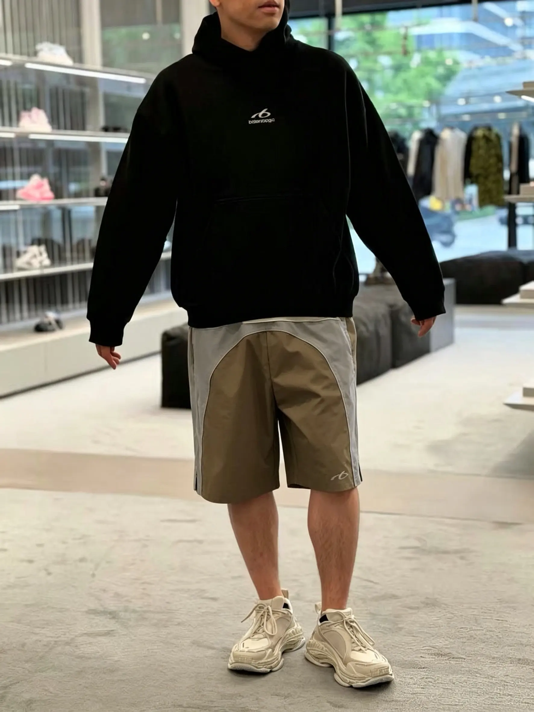 Bodies Reflective Poplin Sports Shorts D21019975 — view 8