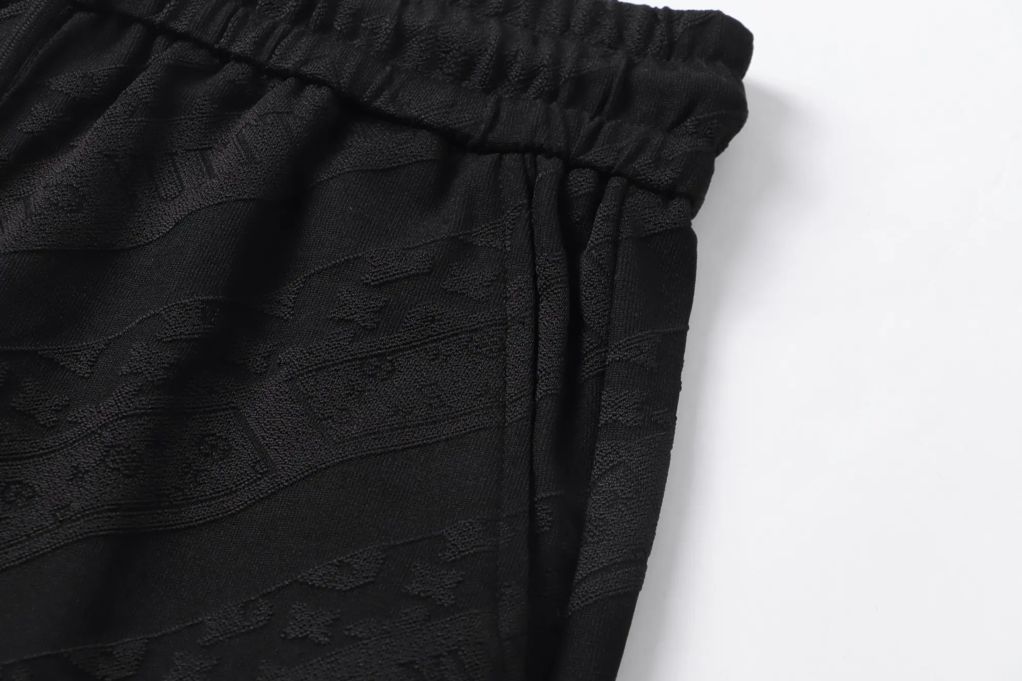 Logo Jacquard Drawstring Casual Shorts D14011423 — view 4