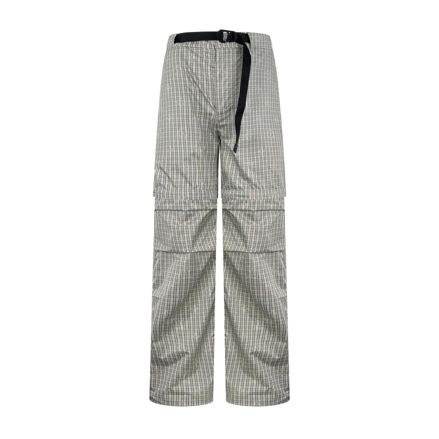 Monogram Plaid Convertible Zip-Off Trousers D32021220