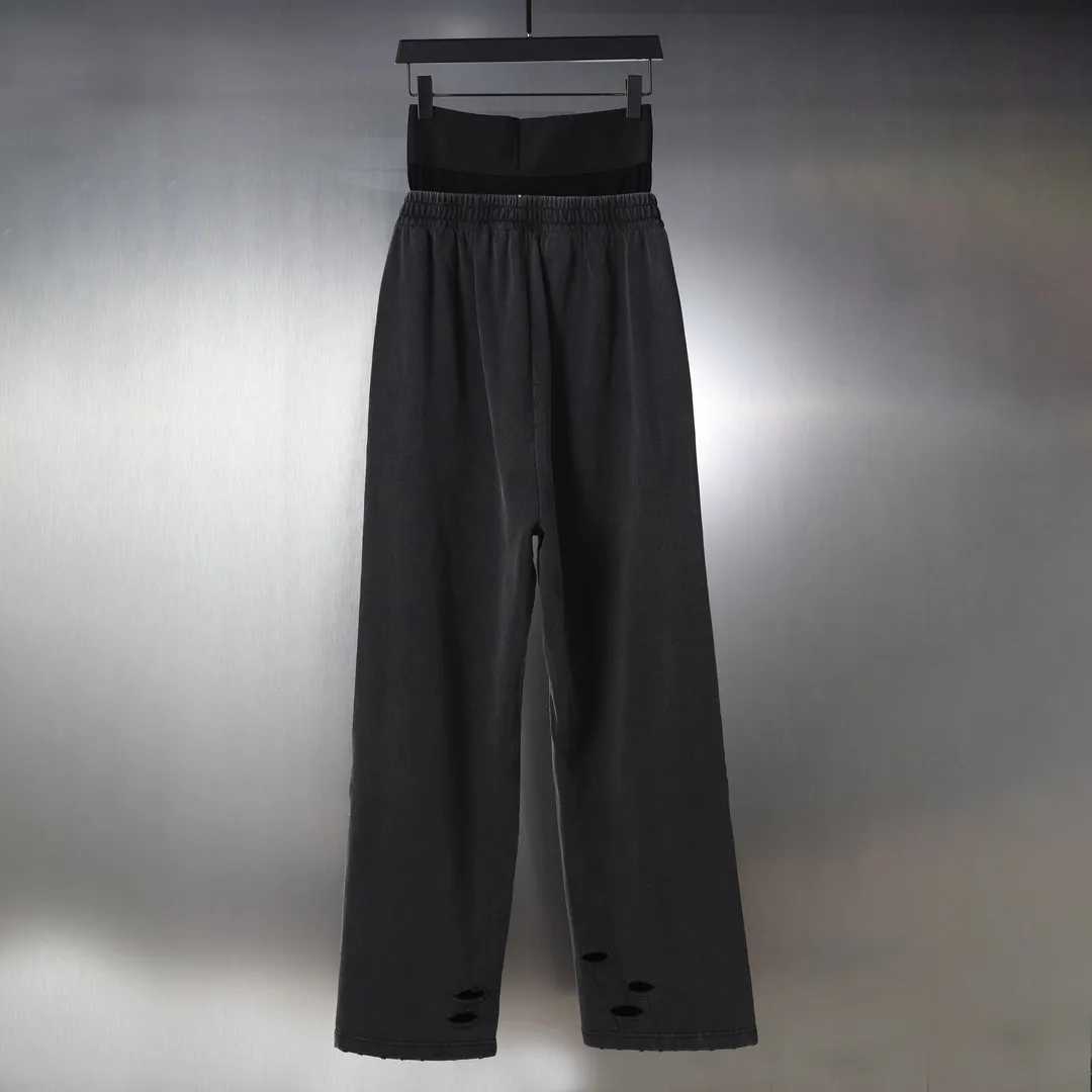 Logo-Waistband Trompe L'oeil Sweatpants D28912975 — view 2