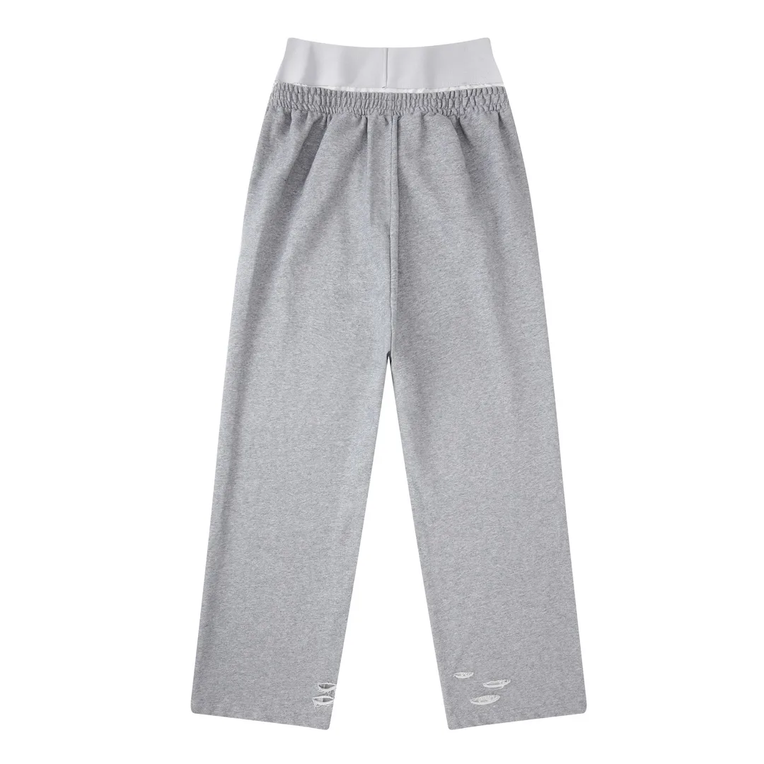 Trompe L'oeil Layered Waistband Sweatpants D28912978 — view 2