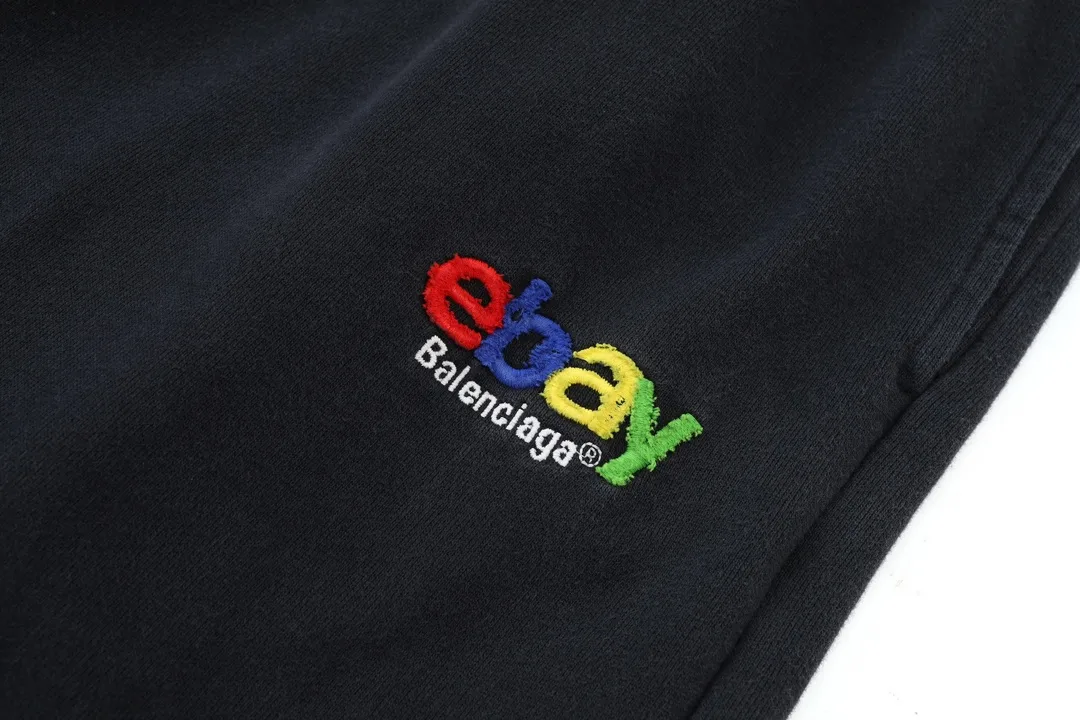 Logo Embroidered Washed Cotton Sweats D23920108 — view 12
