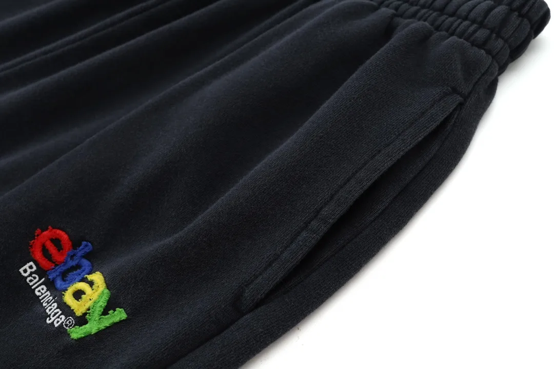 Logo Embroidered Washed Cotton Sweats D23920108 — view 15