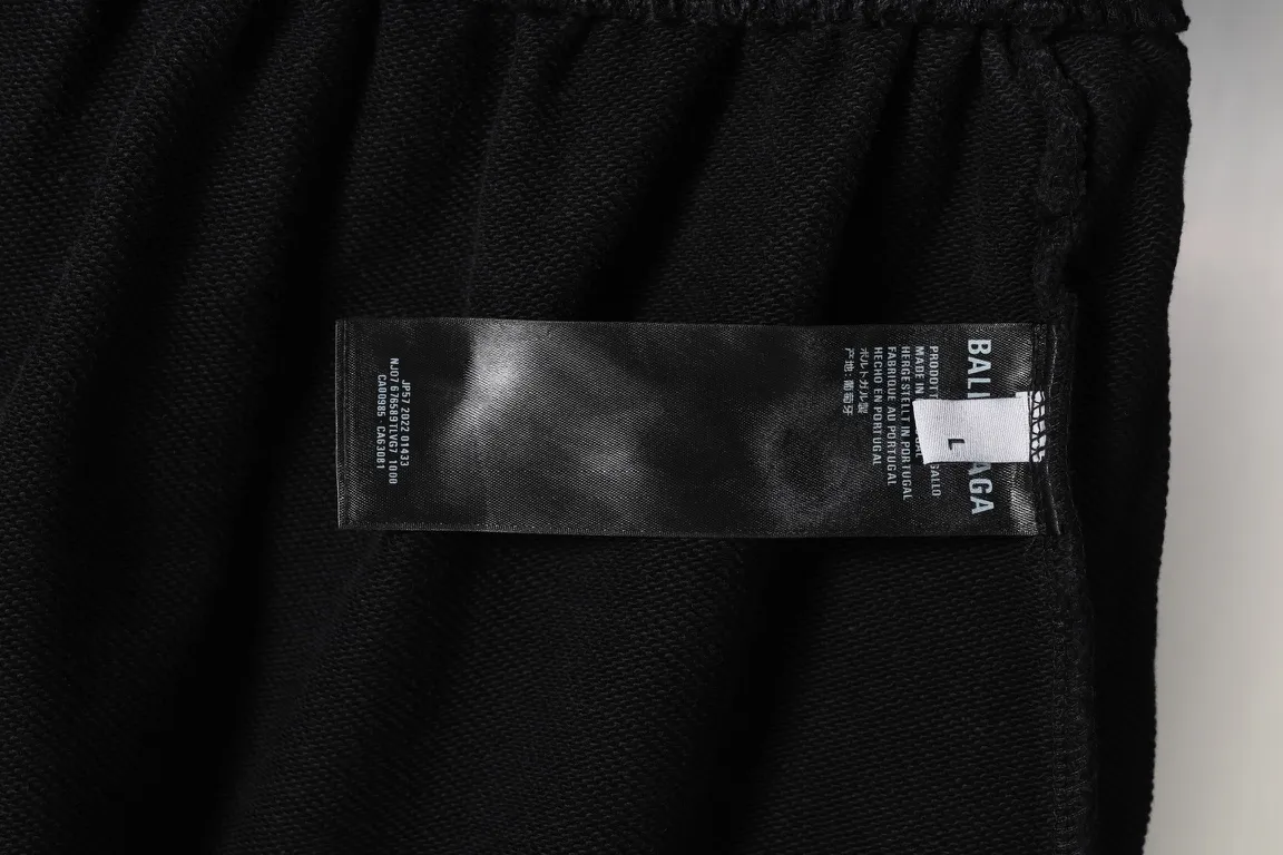 Distressed Logo-Embroidered Cotton-Jersey Sweatpants D32513002 — view 8