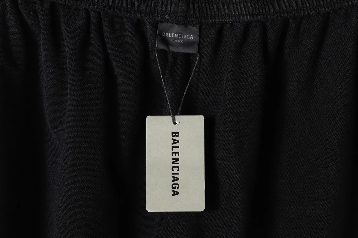 Distressed Logo-Embroidered Cotton-Jersey Sweatpants D32513002 — view 9
