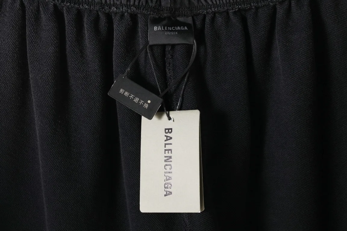 Planet Earth Print Washed Cotton Sweatpants D26520090 — view 8