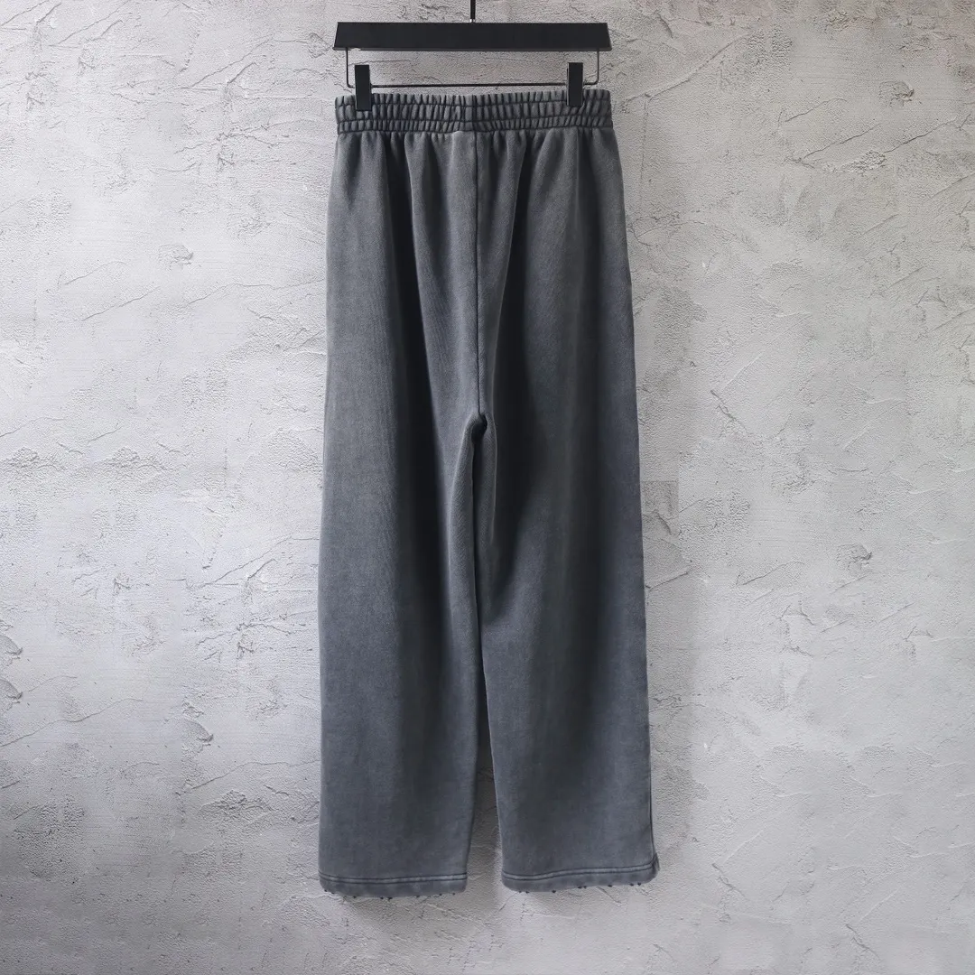 Logo-Embroidered Washed Cotton Sweatpants D30912981 — view 2