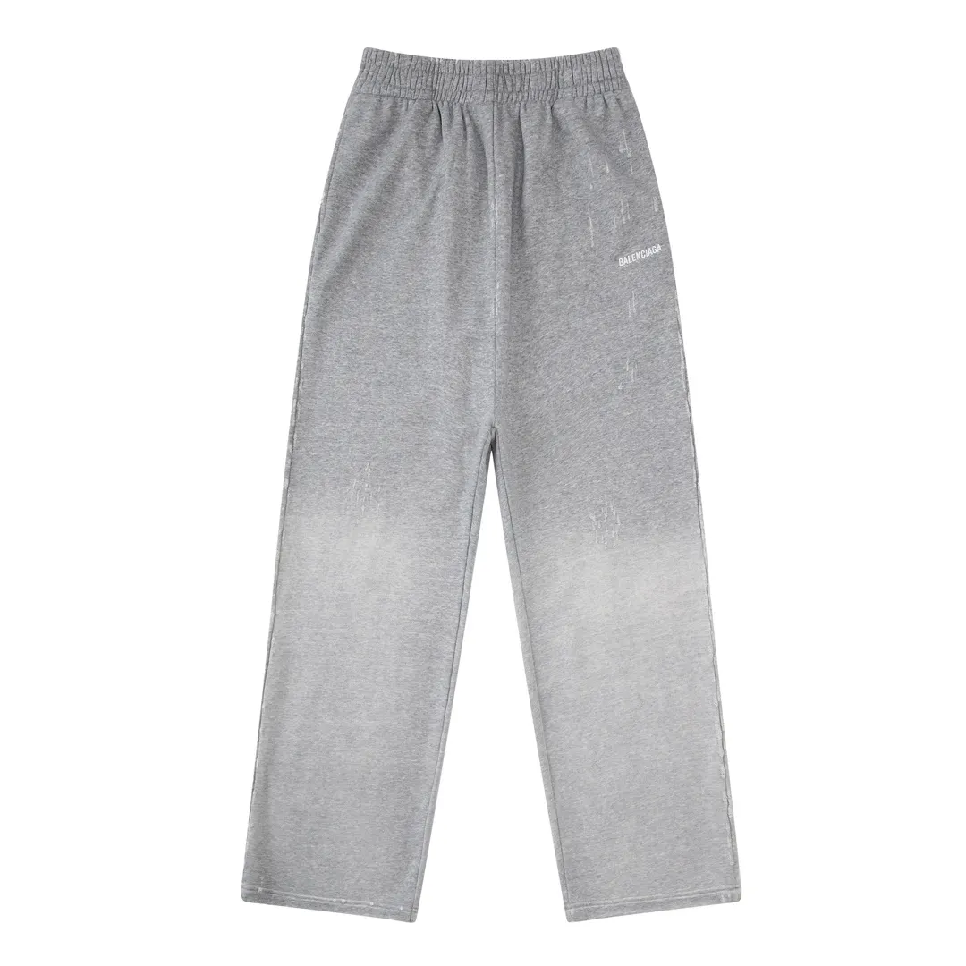 Logo-Embroidered Distressed Cotton-Blend Sweatpants D32512997