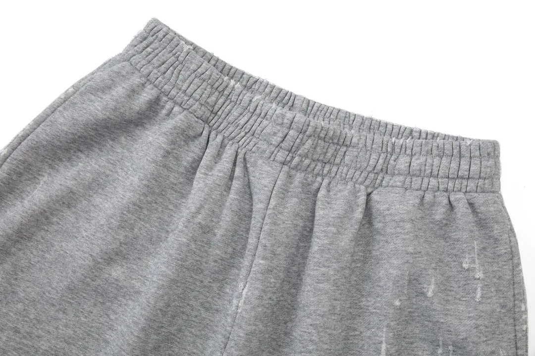 Logo-Embroidered Distressed Cotton-Blend Sweatpants D32512997 — view 5