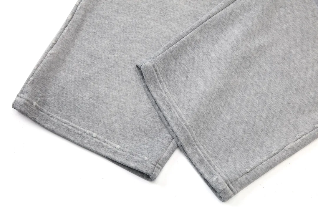 Logo-Embroidered Distressed Cotton-Blend Sweatpants D32512997 — view 6