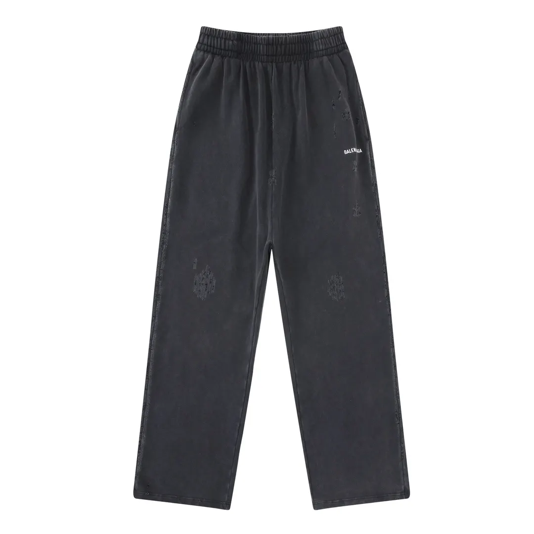 Distressed Logo-Embroidered Cotton-Blend Sweatpants D32512995