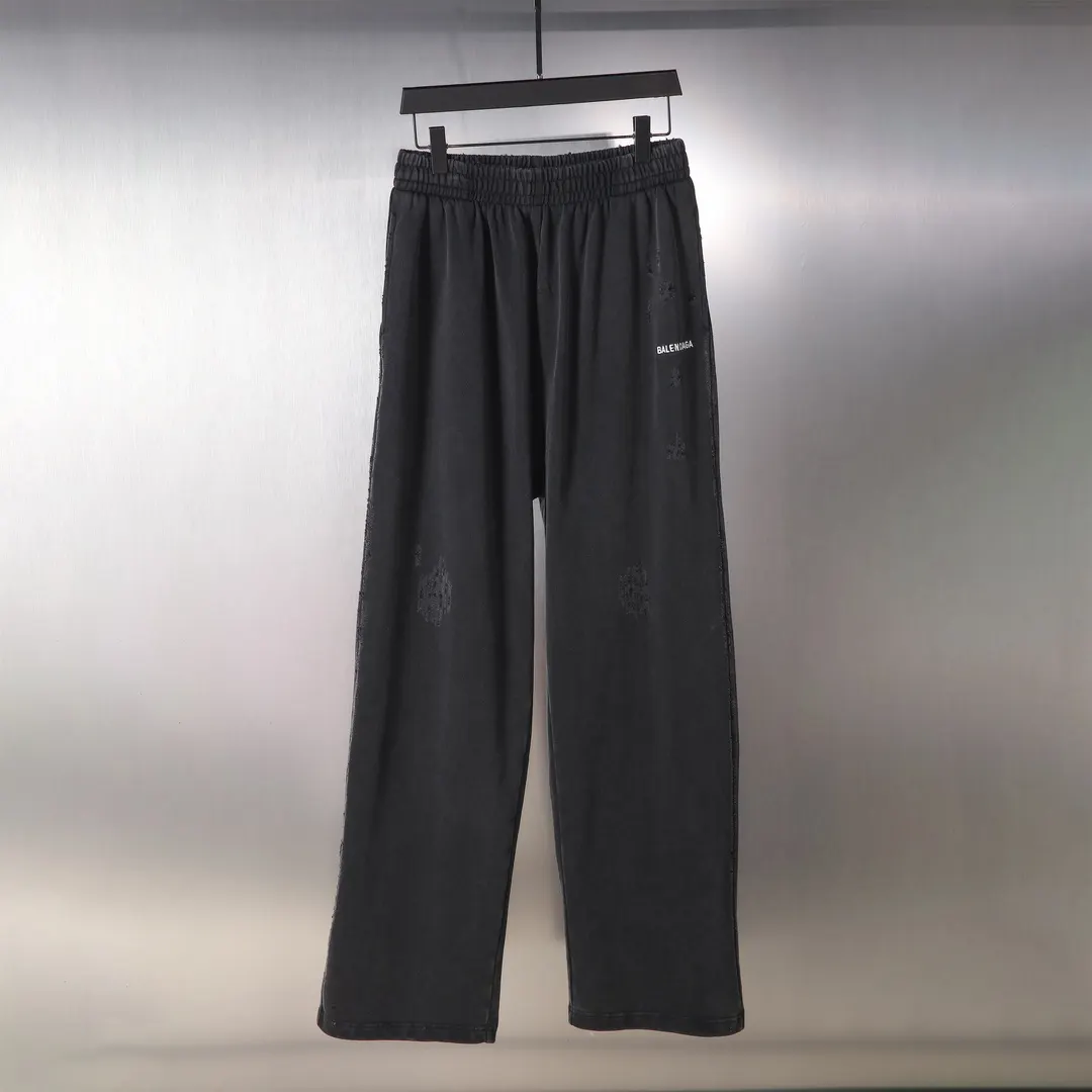 Distressed Logo-Embroidered Cotton-Jersey Sweatpants D32512994