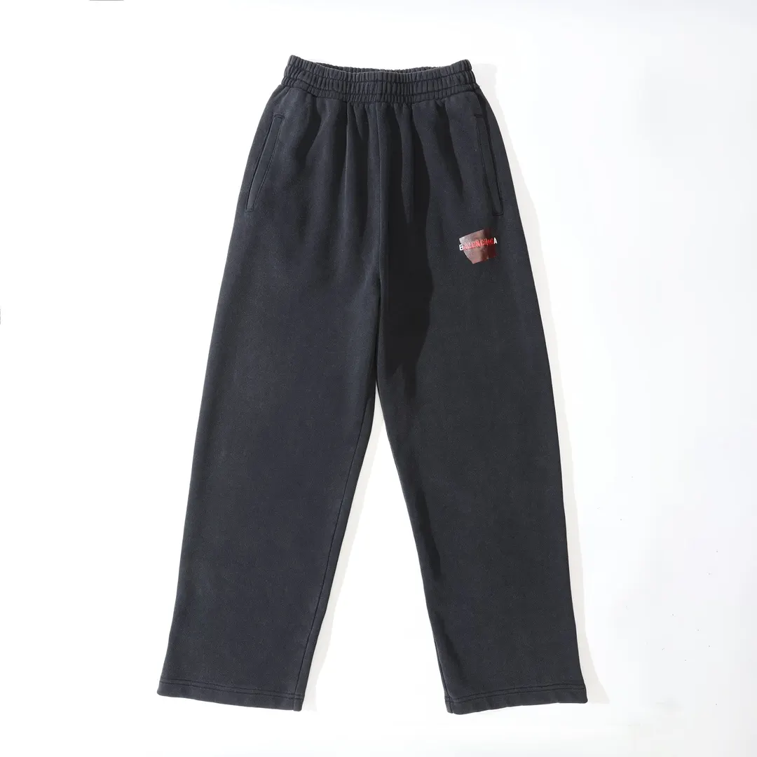 Logo Embroidered Wide-Leg Sweatpants D25512956