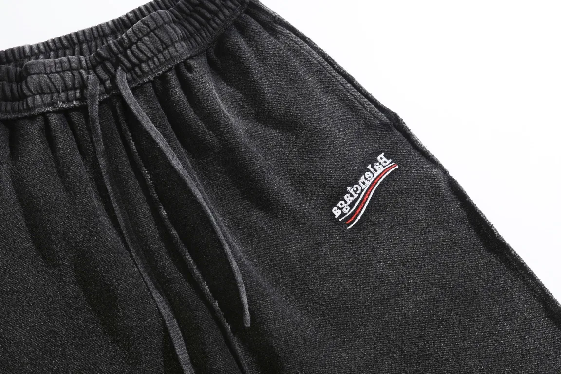 Logo-Embroidered Washed Cotton-Jersey Sweats D29912964 — view 3