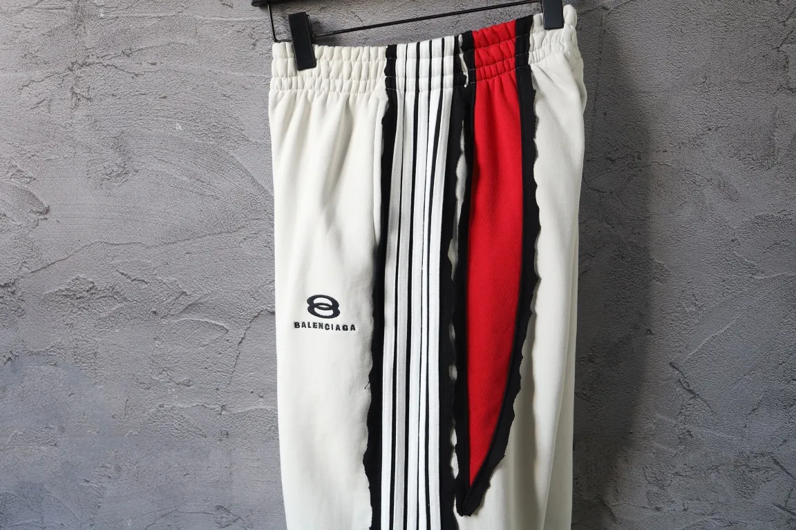 Logo Embroidered Striped Track Pants D33912951 — view 3