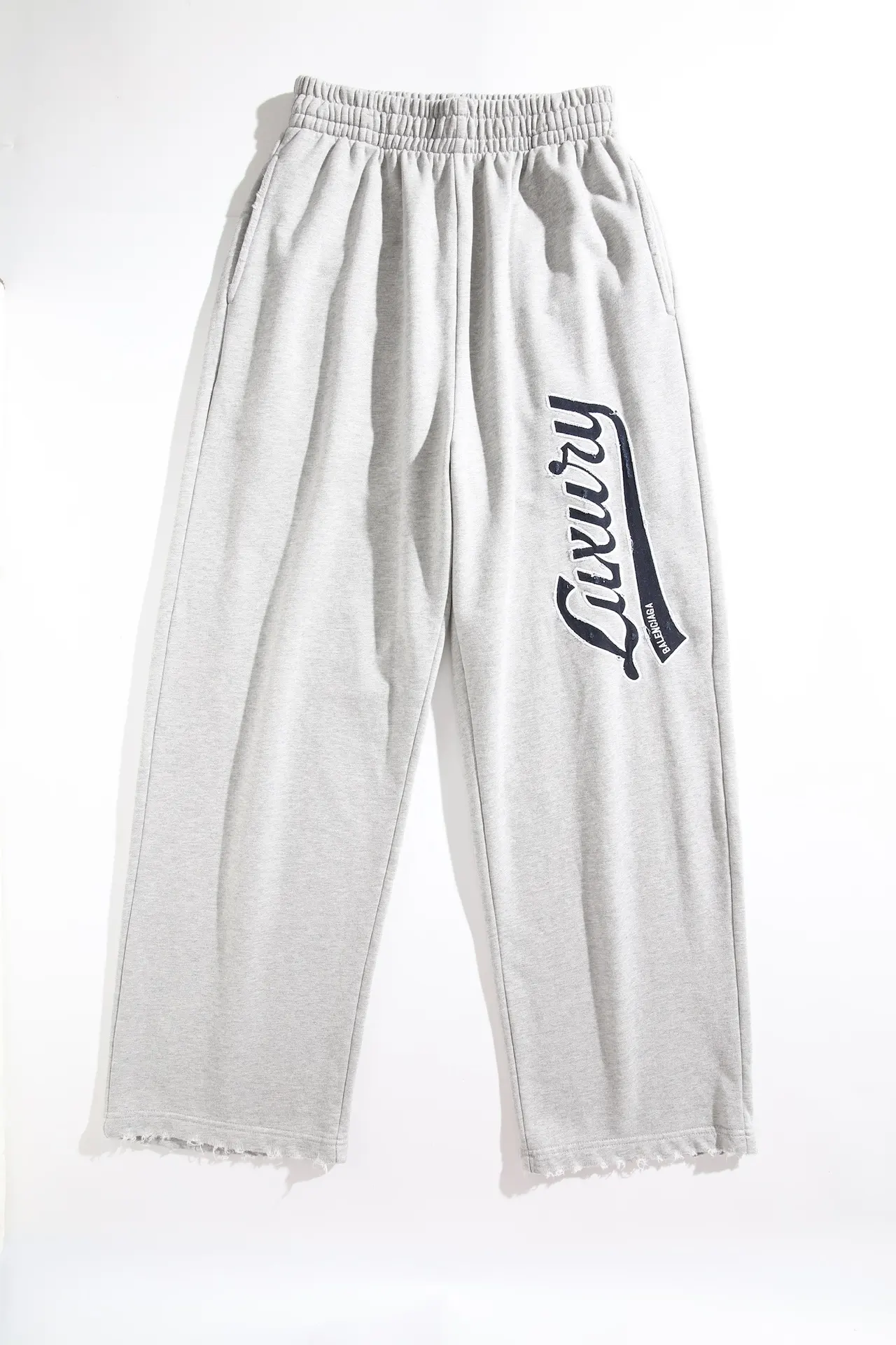 Logo Embroidered Distressed Sweatpants D28912942