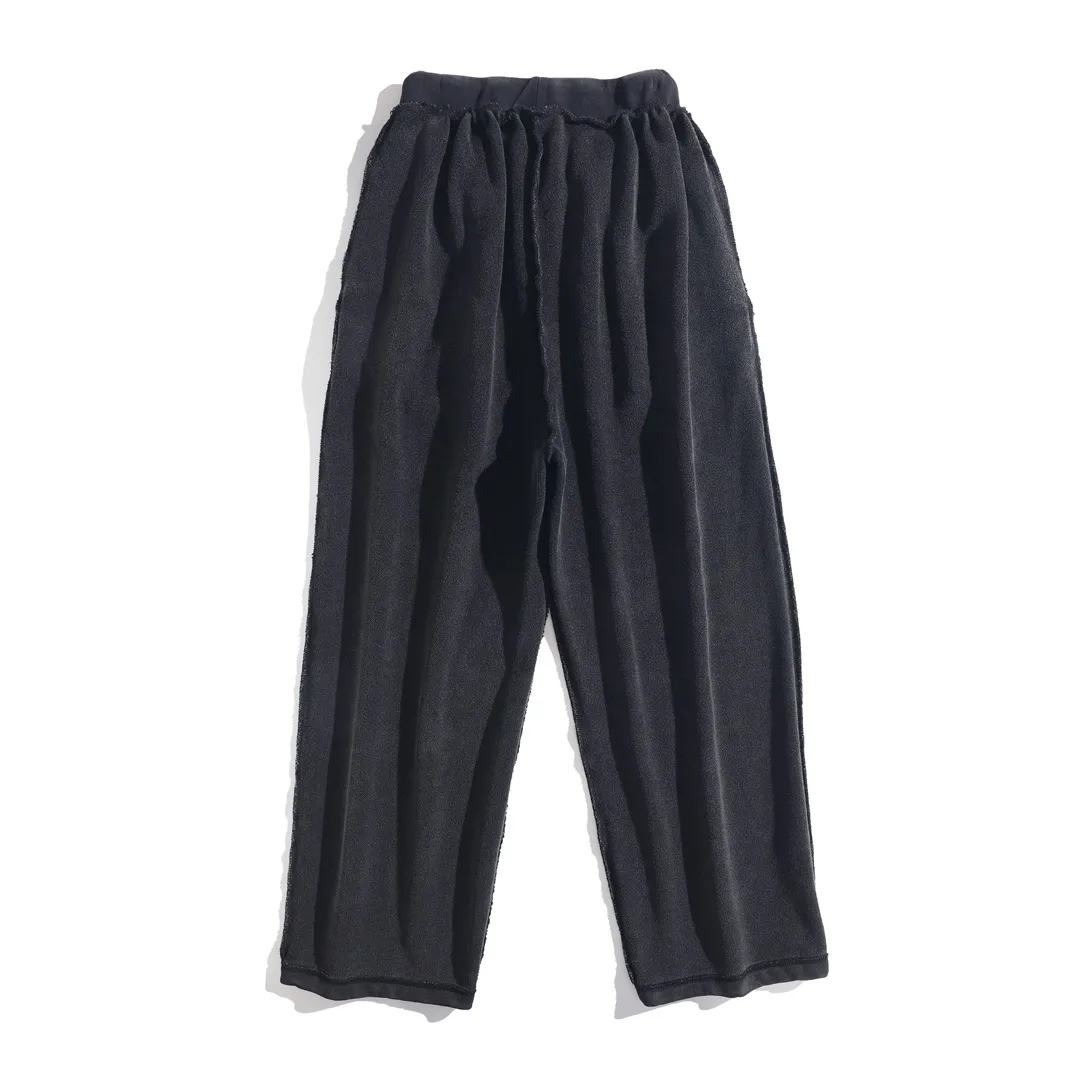 Logo-Embroidered Distressed Cotton-Jersey Sweatpants D29912938 — view 2