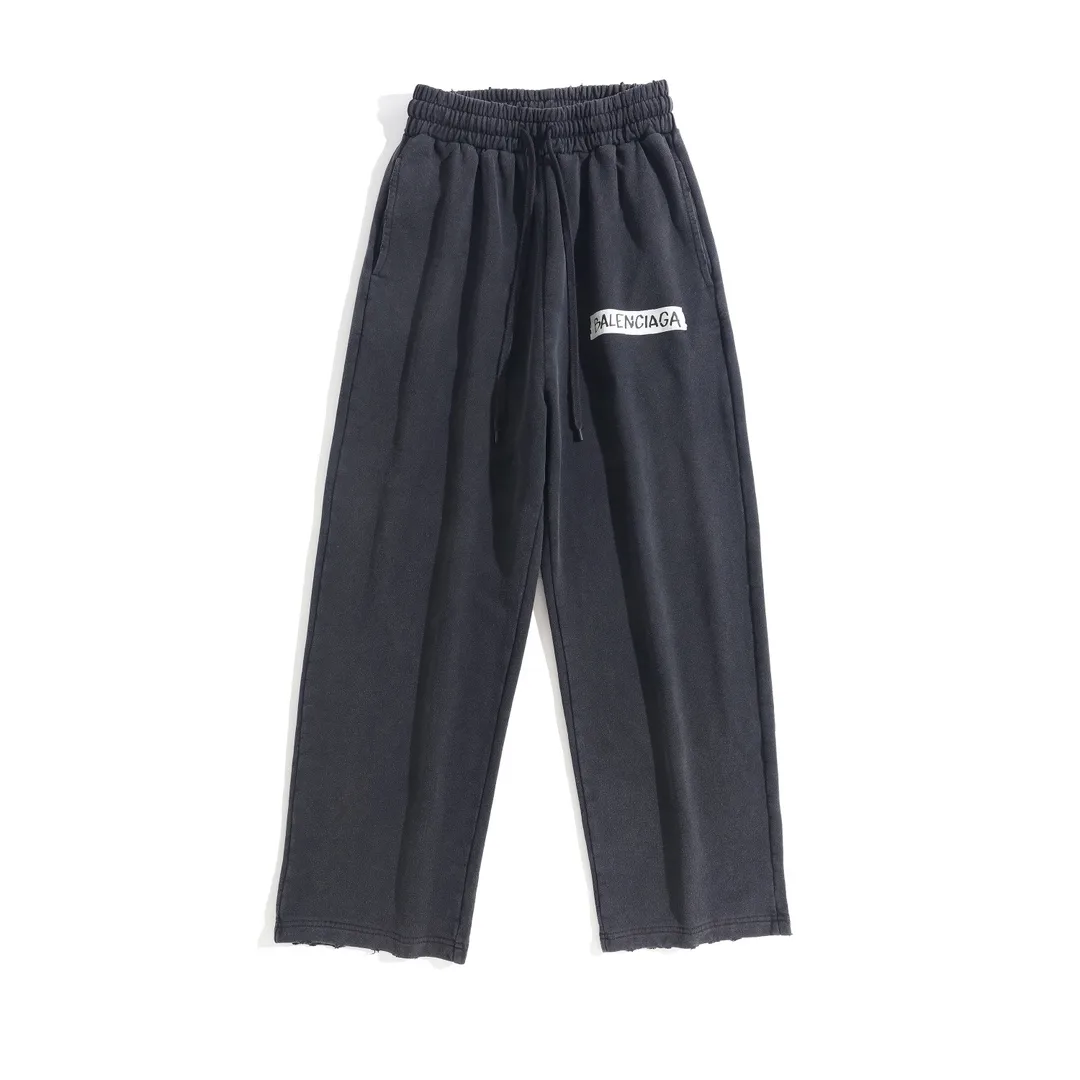 Logo-Print Distressed Cotton-Blend Sweatpants D31912932