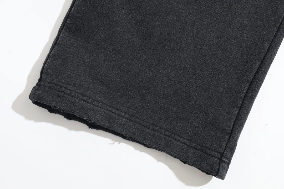 Logo-Print Distressed Cotton-Blend Sweatpants D31912932 — view 4