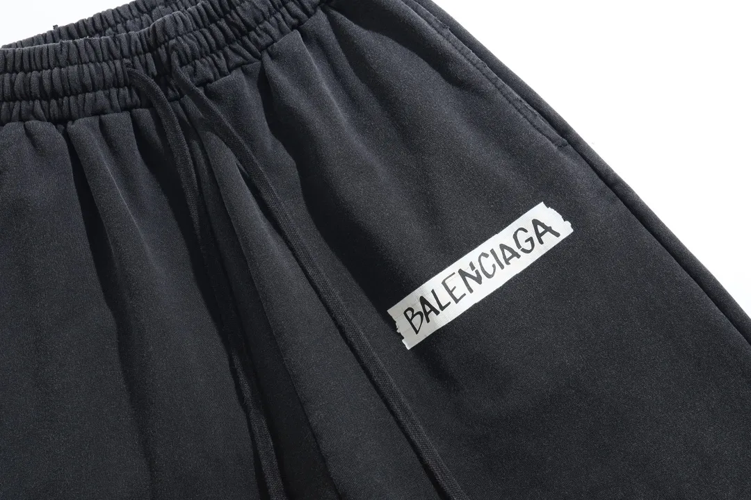 Logo-Print Distressed Cotton-Blend Sweatpants D31912932 — view 5