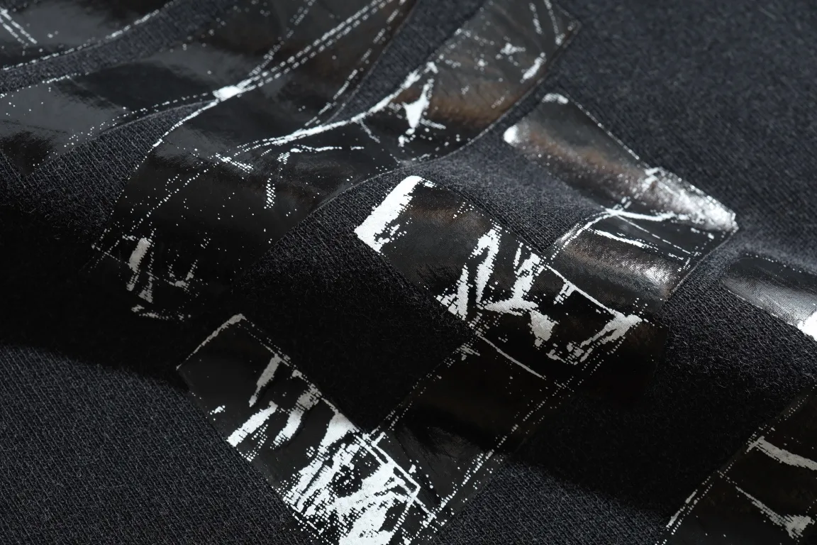 Logo Print Distressed Cotton-Jersey Sweats D29920078 — view 4