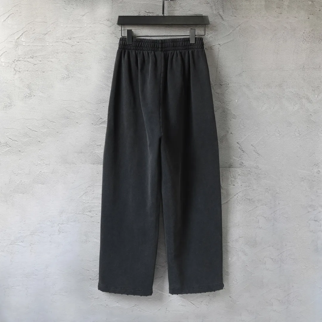 Logo Print Distressed Cotton-Jersey Sweats D29920078 — view 11
