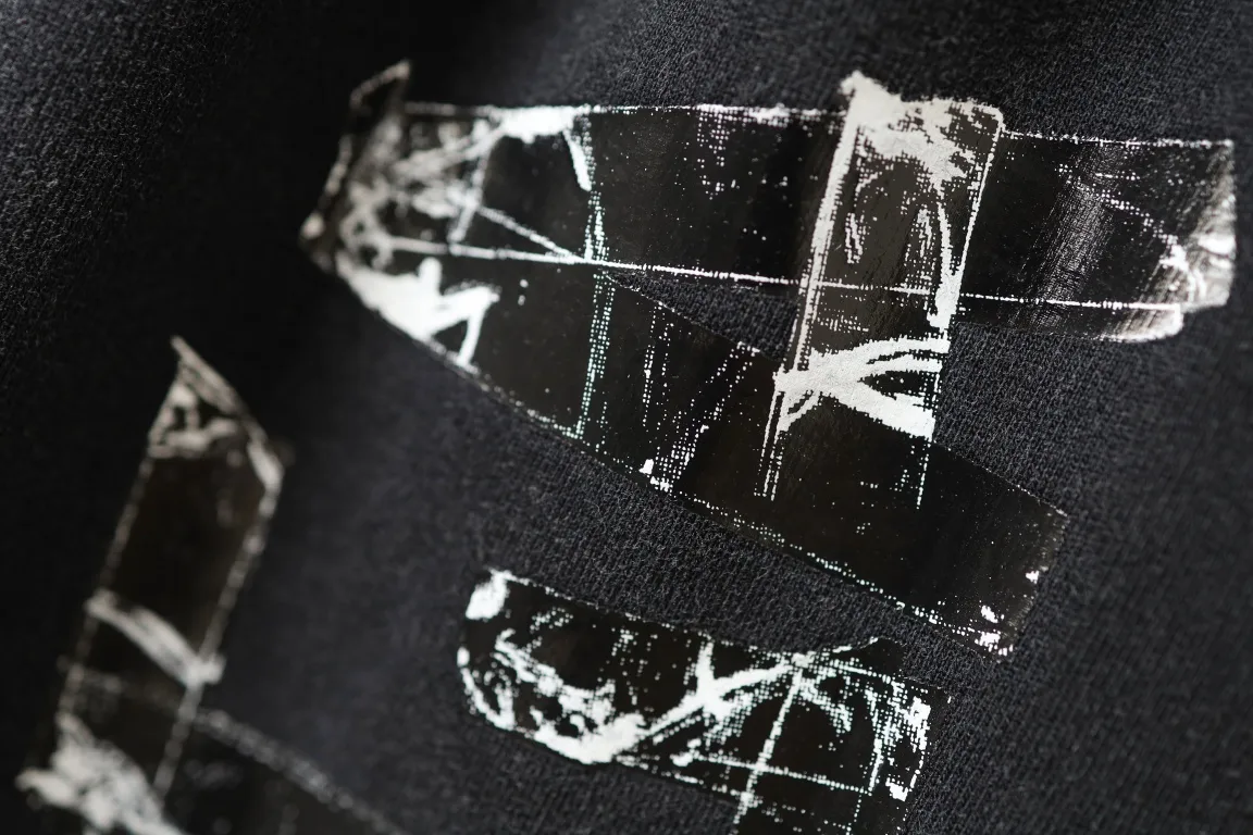 Logo Print Distressed Cotton-Jersey Sweats D29920078 — view 14