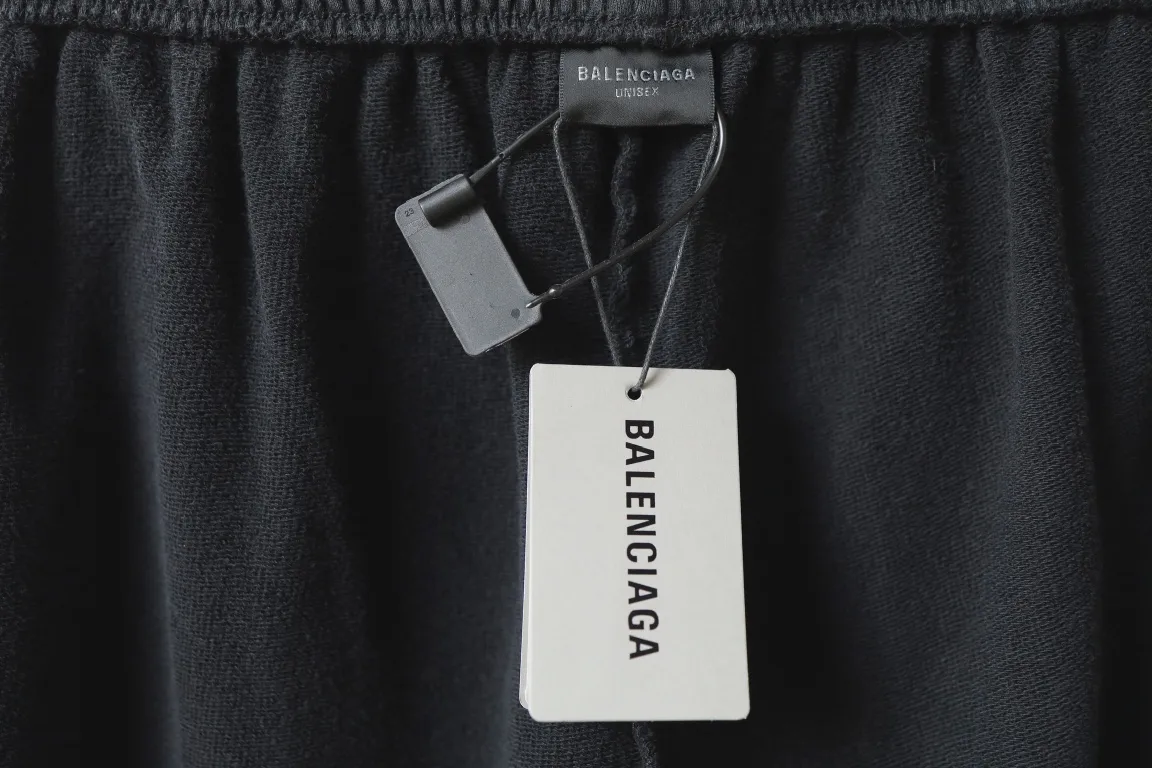 Logo Print Distressed Cotton-Jersey Sweats D29920078 — view 17